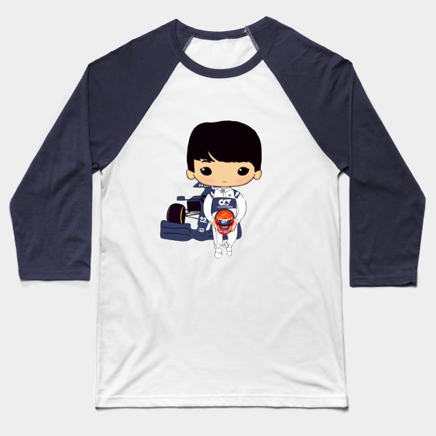 Yuki Tsunoda Baseball T-Shirt by cutedrivers